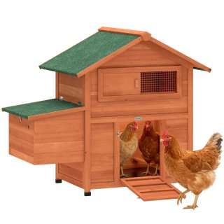 Gallinero Madera Exterior 113,5x67,5x95,5