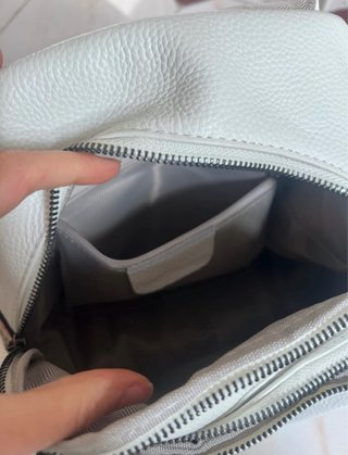 Mochila Piel Blanca