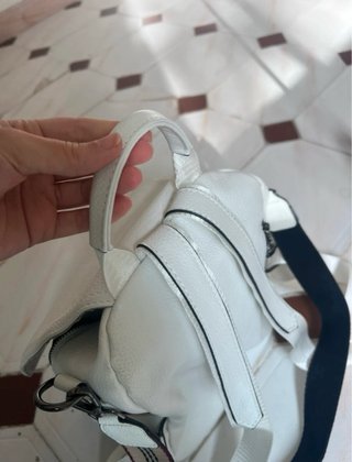 Mochila Piel Blanca