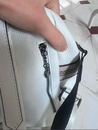 Mochila Piel Blanca