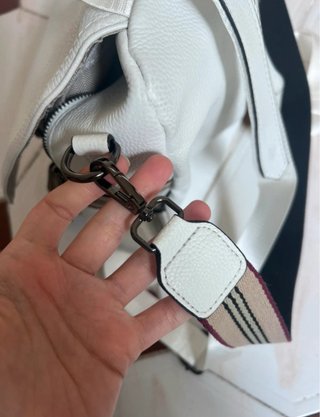Mochila Piel Blanca