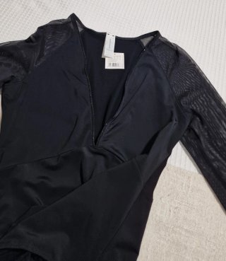 Body Women'secret negro manga larga S