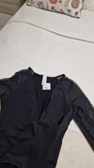 Body Women'secret negro manga larga S