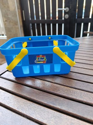 Cesta Juguetes Supermercado Lidl Azul