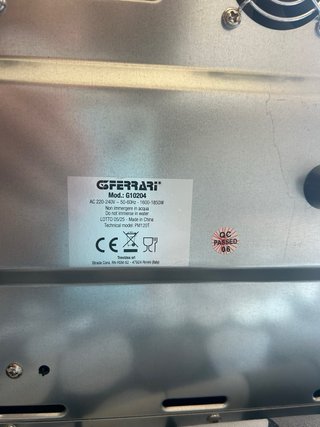 Horno Pizza G3Ferrari Pizza Pro (piedra rota)
