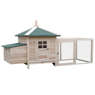 Gallinero Madera Exterior con Jaula