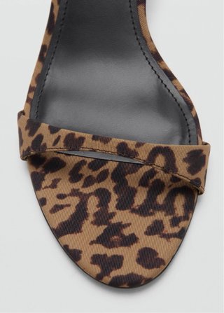 Sandalias tacón animal print