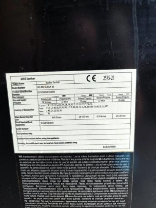 Barbecue a Gas Naterial Kenton 3 Fuochi