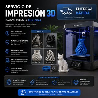 Impresión 3D profesional y personalizada