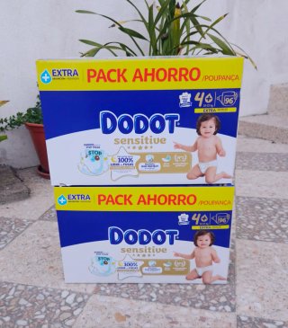 192 Pañales Dodot Sensitive T4+ (2x96)