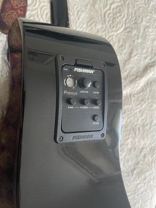 Guitarra Fender Electroacústica Negra