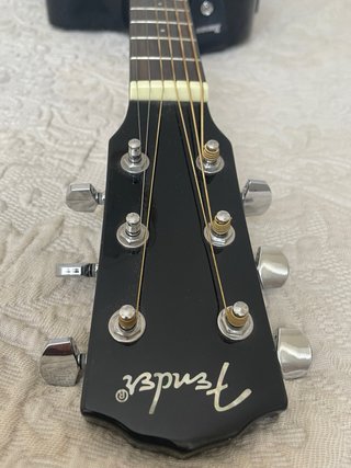 Guitarra Fender Electroacústica Negra
