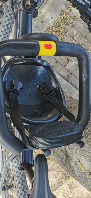 Silla Portabebés Bicicleta Negra