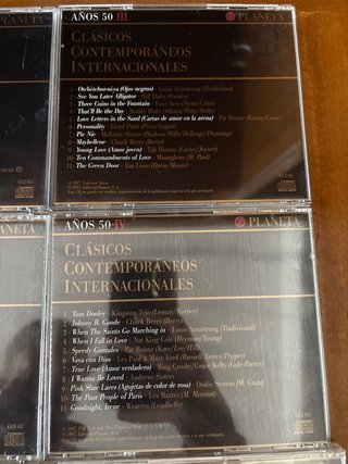 CDs Clásicos Contemporáneos Internacionales 50’s