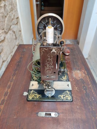Máquina de coser Gritzner Antigua 1900 Paris