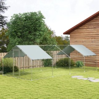Gallinero Exterior Acero Galvanizado Grande