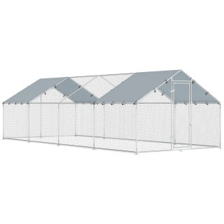Gallinero Exterior Acero Galvanizado Grande