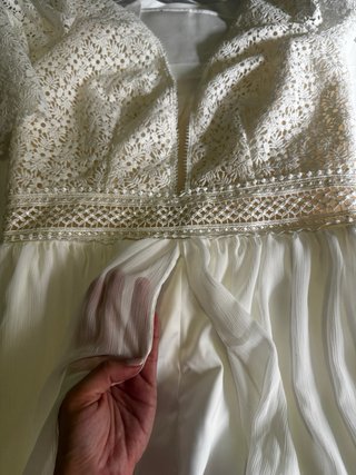 Vestido de novia silueta en A