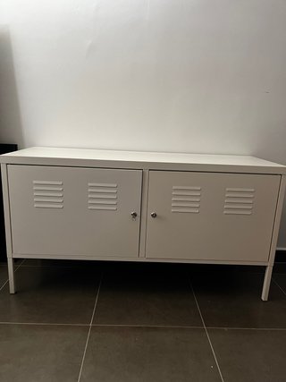 Mueble TV IKEA PS Metal Blanco