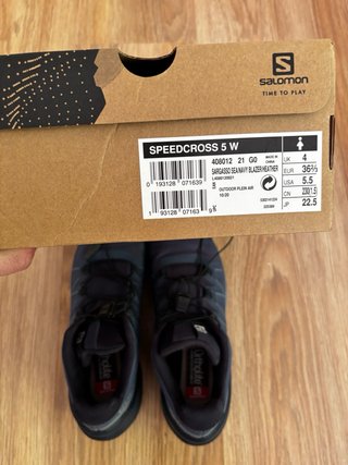 Salomon Speedcross 5 Mujer Negro/Gris