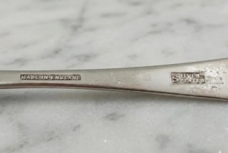 Cucchiaino Vintage Silver Plated Made in England