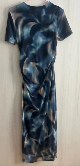 Vestido midi estampado