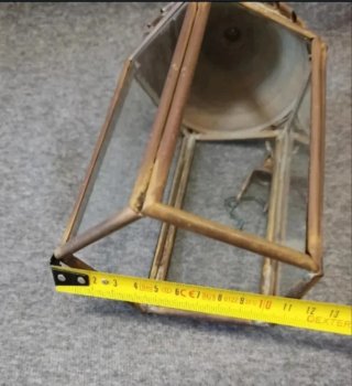 Despiece de lámpara tipo farol