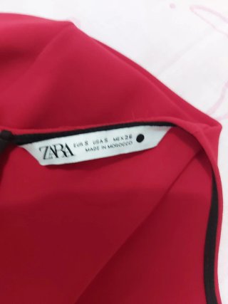 Vestido rojo ZARA