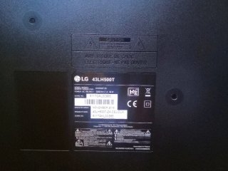Televisor LG 43LH500T Negro