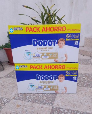 176 Pañales Dodot Sensitive T5+ (2x88)