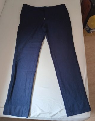 Pantalón de traje Massimo Dutti azul Talla L