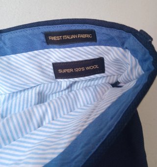 Pantalón de traje Massimo Dutti azul Talla L