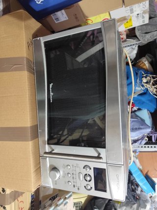 Microondas Optigrill Plateado