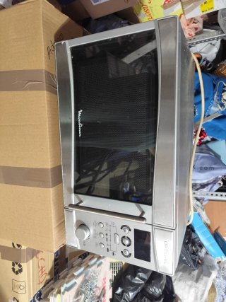 Microondas Optigrill Plateado