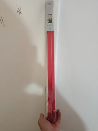 Estor enrollable 60x180cm rojo