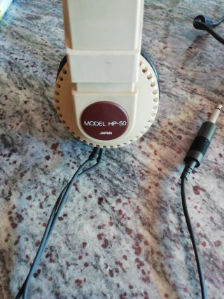 Auriculares Yamaha HP-50 Beige/Negro