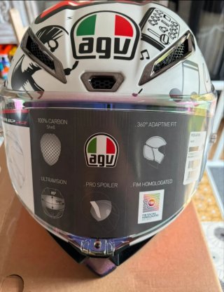 Casco AGV Pista RR Izan Guevara nuevo a estrena xl