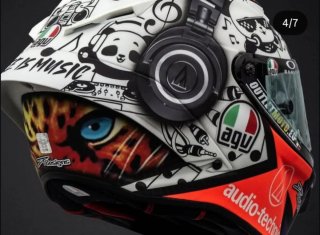 Casco AGV Pista RR Izan Guevara nuevo a estrena xl