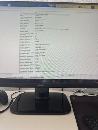 PC HP i3 8GB RAM SSD 512GB + Teclado y Ratón