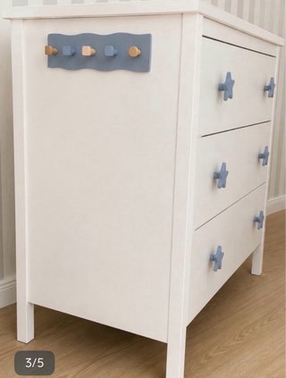 Cómoda IKEA KOPPANG de 3 cajones personalizada