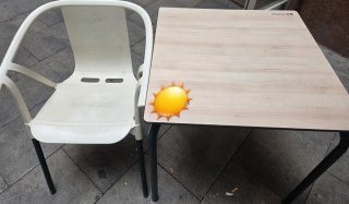 Lote 10 mesas y 40 sillas buena oferta por todo lo