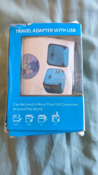 Adaptador de Viaje VGUARD 2 Puertos USB