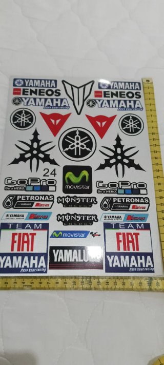 Pegatinas Yamaha, Monster, GoPro, Fiat