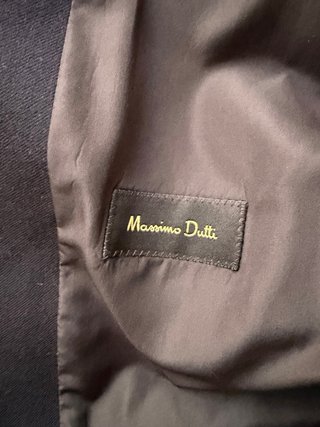 Americana azul marino Massimo Dutti 48