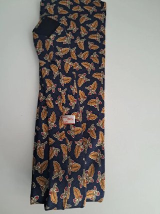 Corbata LOEWE azul con estampado