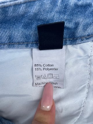 Jeans SHEIN vita alta a gamba larga con cuori