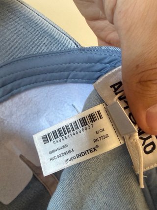 Zara x Bad Bunny Benito Antonio Washed Blue Cap