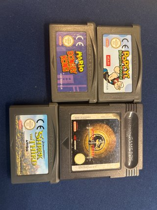 Giochi Game Boy Advance: Mario, Popeye, Shrek, MK