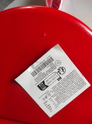 Cepillo y recogedor rojo