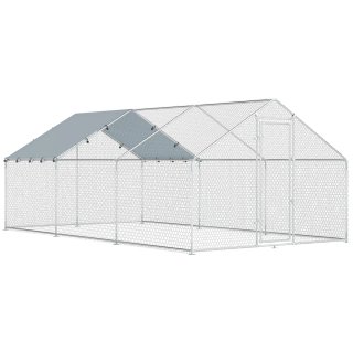 Gallinero Grande Acero Galvanizado Exterior